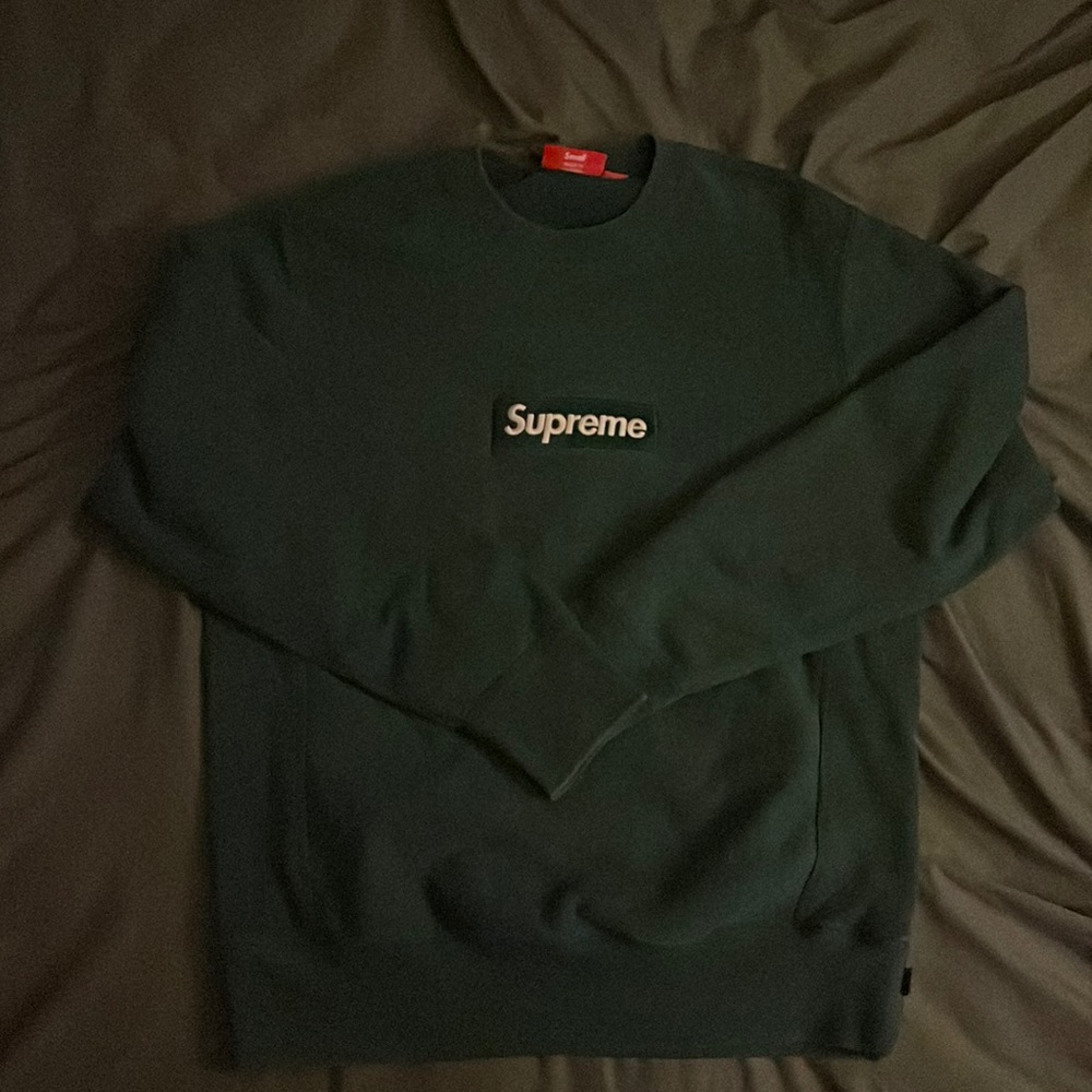 Supreme FW18 Forest Green Crewneck - SIZE S